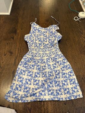 Universal Thread White and Blue Summer dress Size S
